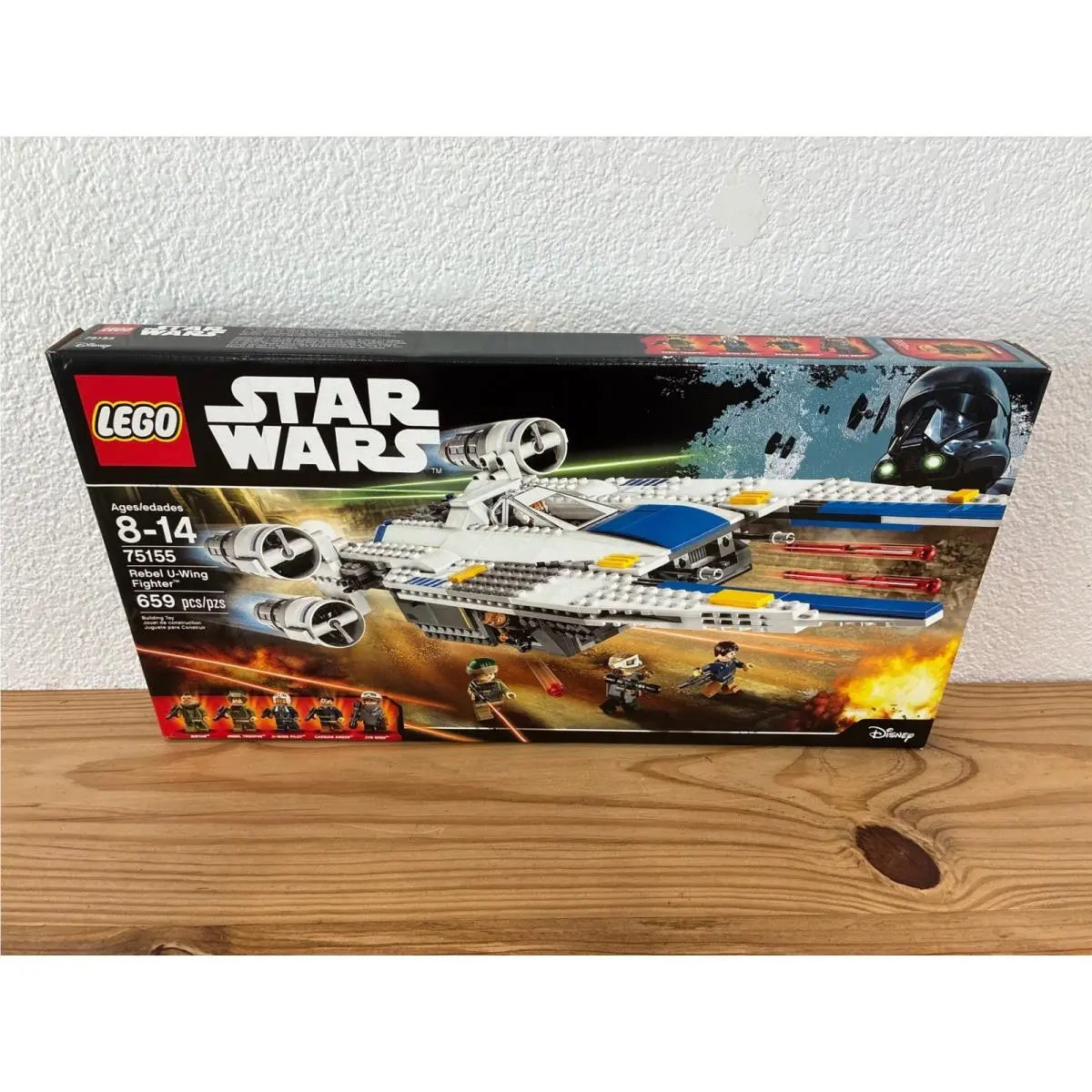 Lego Star Wars Rebel U-wing Fighter 75155 Rogue One Set with 5 Minifigures