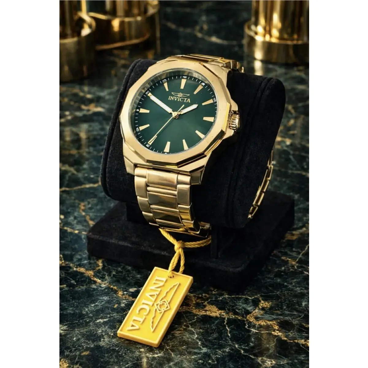 Invicta Men’s Speedway Watch 46841 42MM Case Stainless Steel Gold Tone