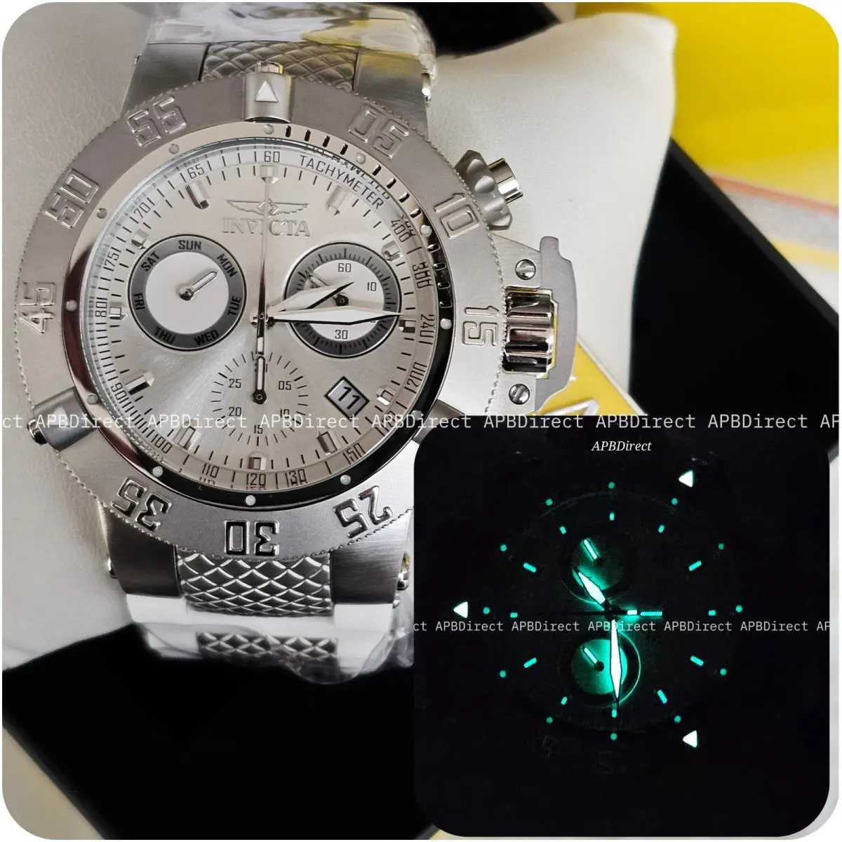 Invicta - Subaqua Noma Iii - Swiss Z60 Chronograph - White - Mens Watch