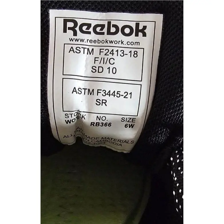 Reebok shoes - Reebok Work - Work - Black 8