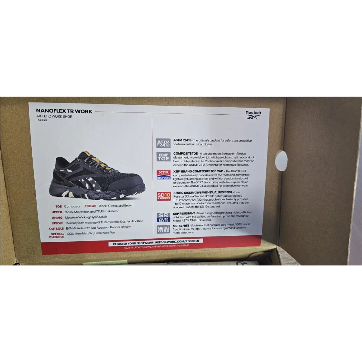 Reebok shoes - Reebok Work - Work - Black 9