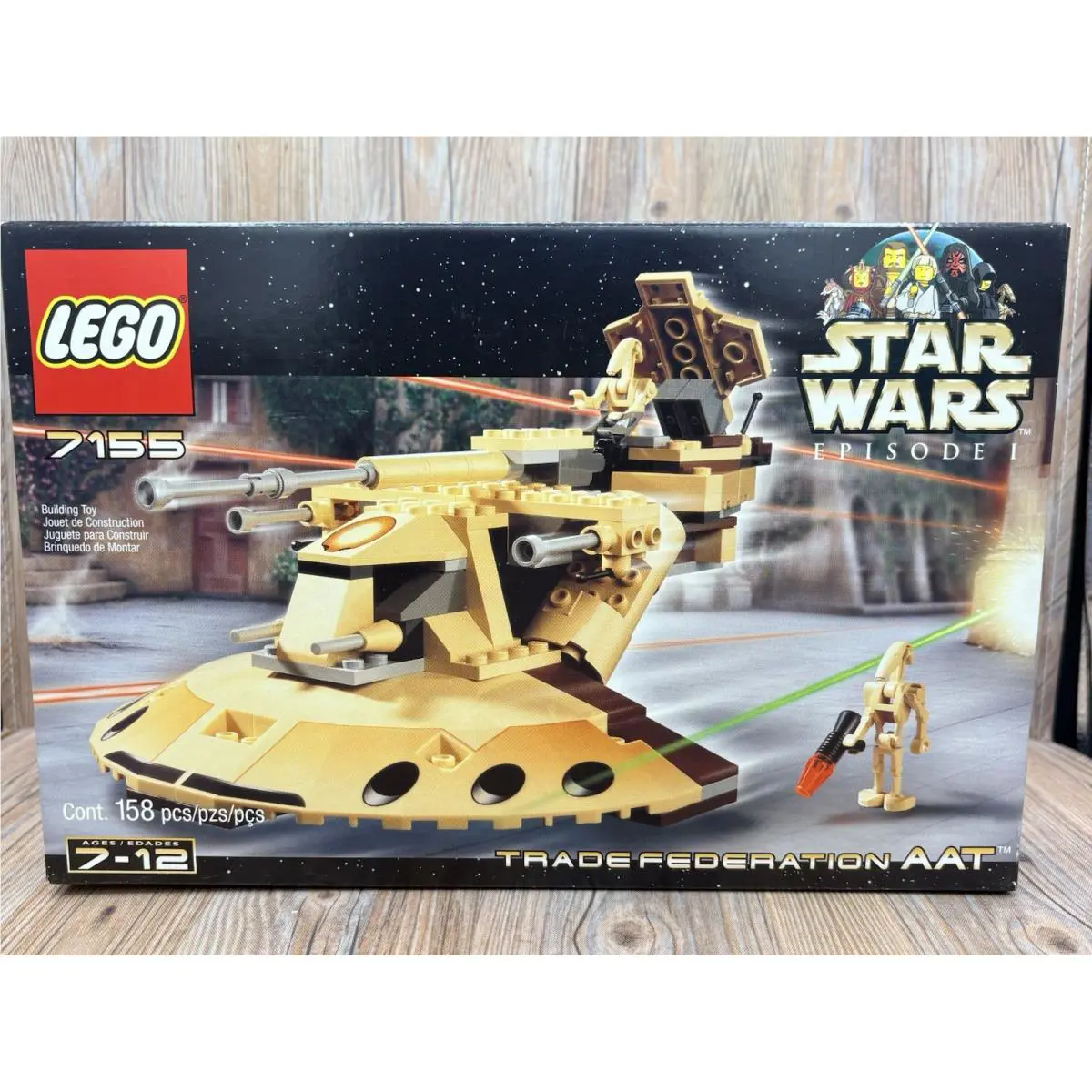 Lego Star Wars Episode I Trade Federation Aat 7155 Vintage