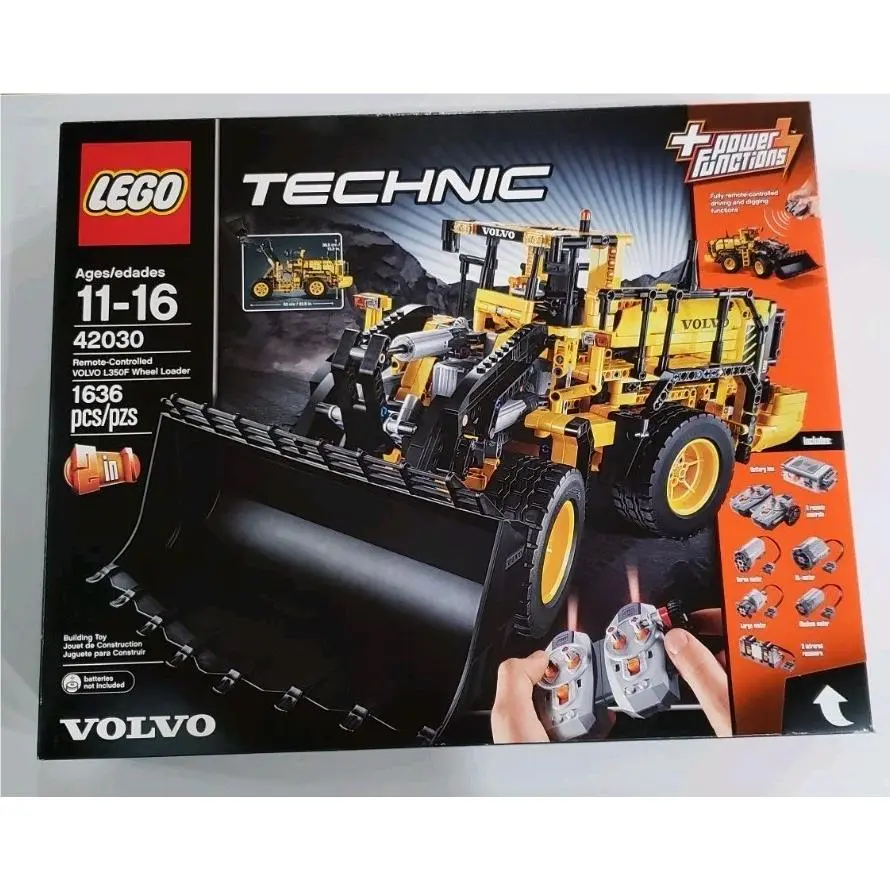 Lego 42030 Volvo L350F Wheel Loader Seller 20+ Yrs Power Functions Technic
