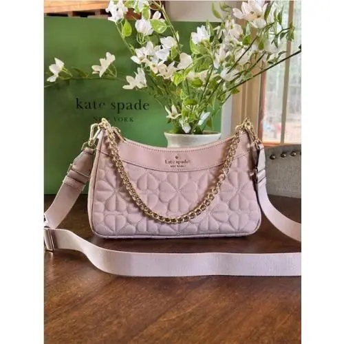 Kate Spade New York Spade Flower Quilted Fabric Convertible Crossbody - Gorgeous