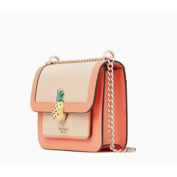 Remi Pineapple Flap Chain Crossbody by Kate Spade