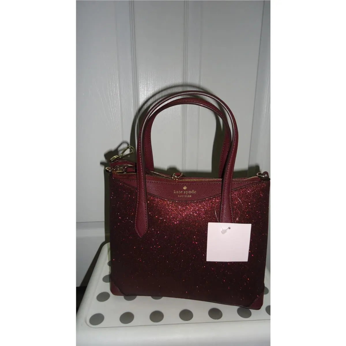 Kate Spade Lola Joeley Shimmy Lola Deep Nova Glitter Women`s Crossbody Handbag