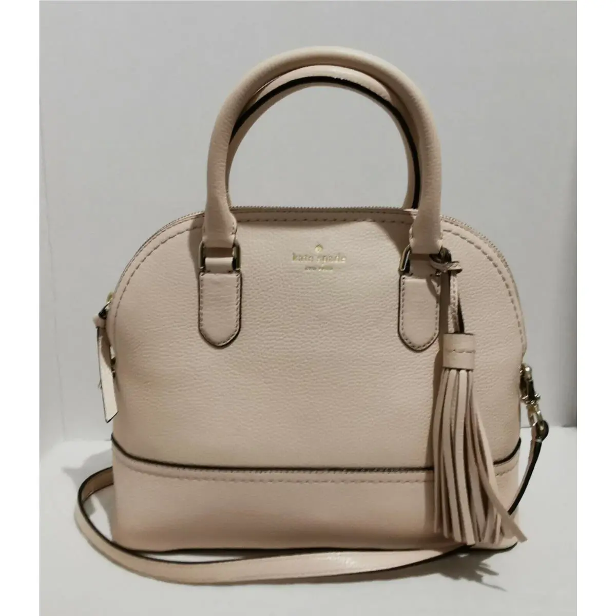 Kate Spade Mccall Street Carli Tassel Satchel Crossbody Bag Antilles Bubble