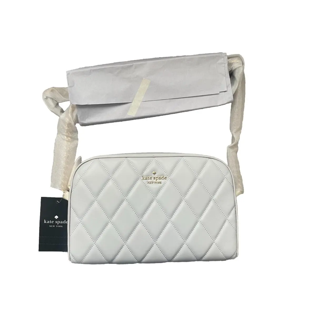 Kate Spade Carey Smooth Leather Quilted Mini Camera Bag