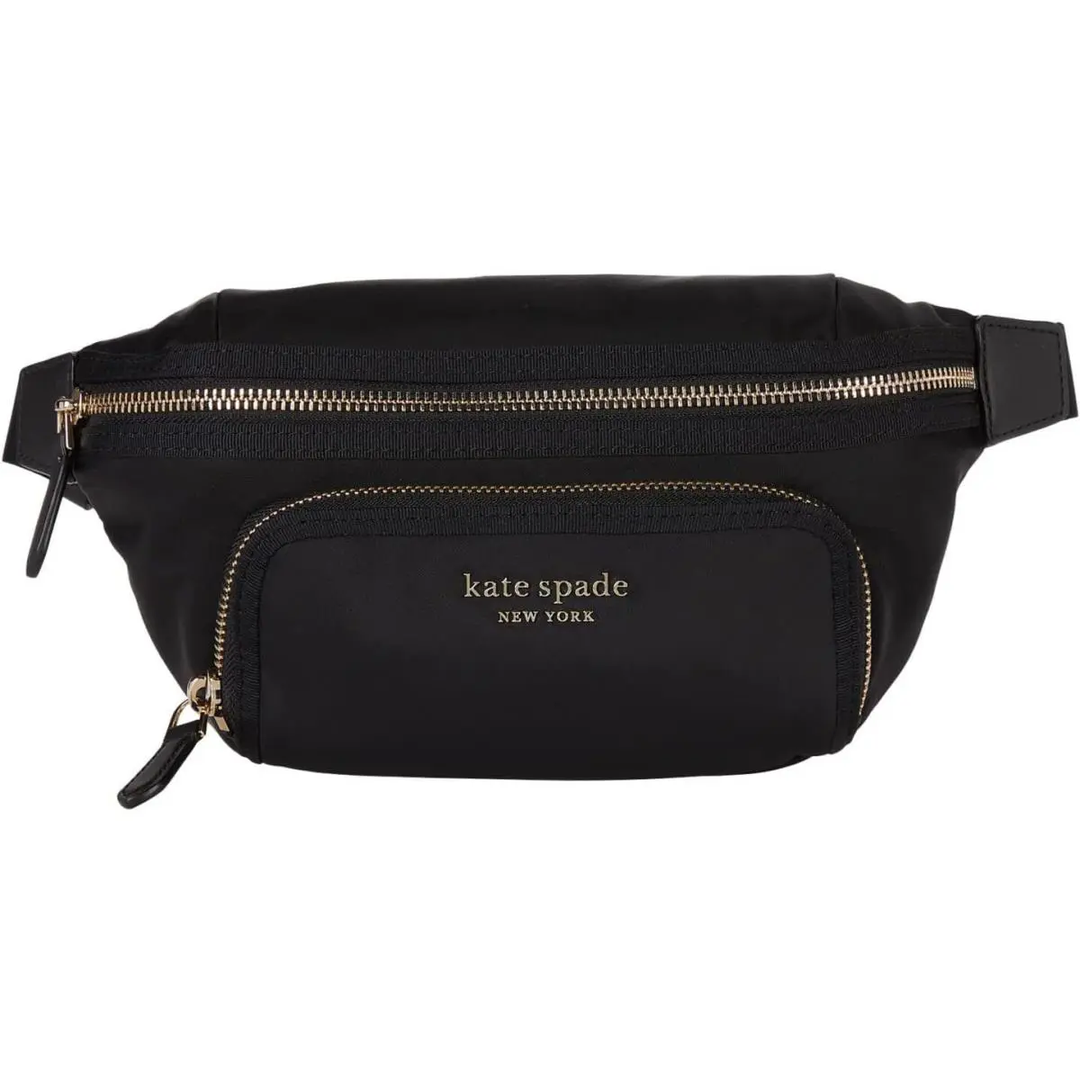 Kate Spade New York The Little Better Sam Nylon Medium Belt Bag Black - Exterior: Black
