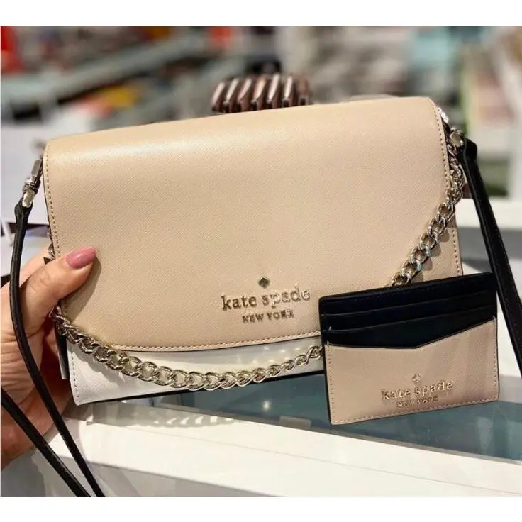 Kate Spade Carson Colorblock Convertible Crossbody Card Holder Set