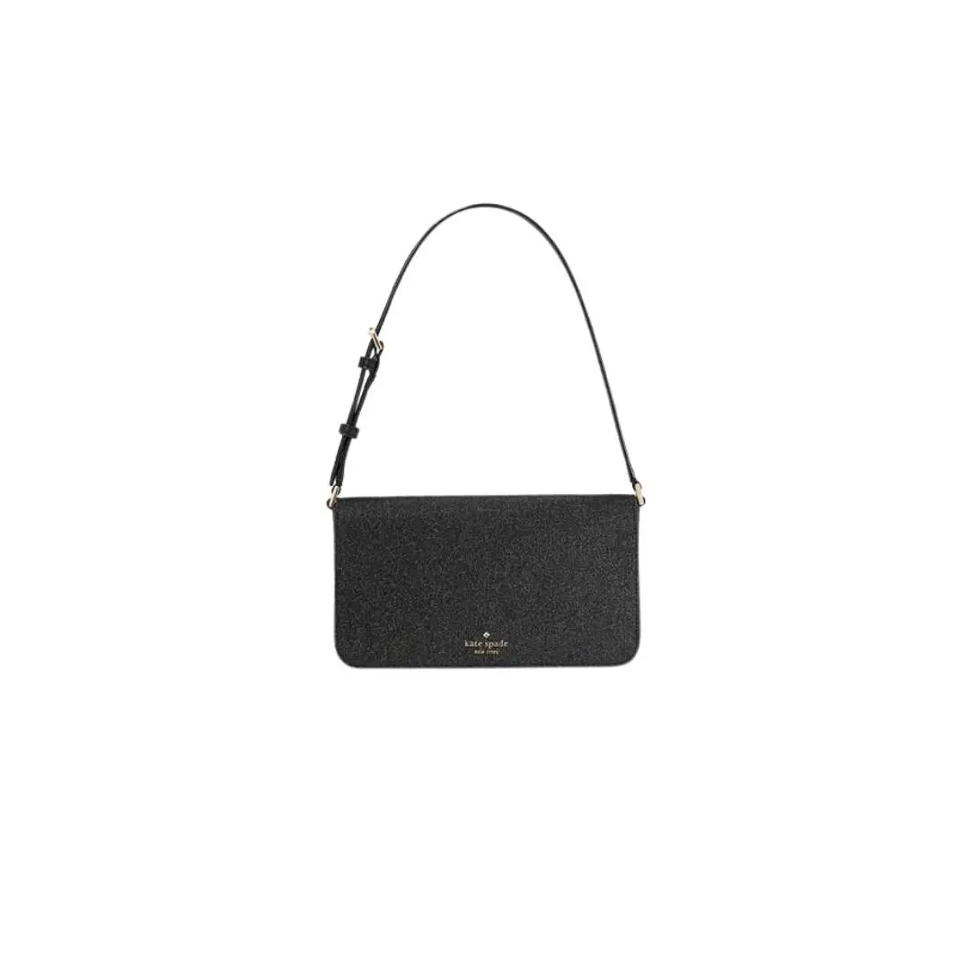 KE595 Shoulder Bag Glitter Black by Kate Spade