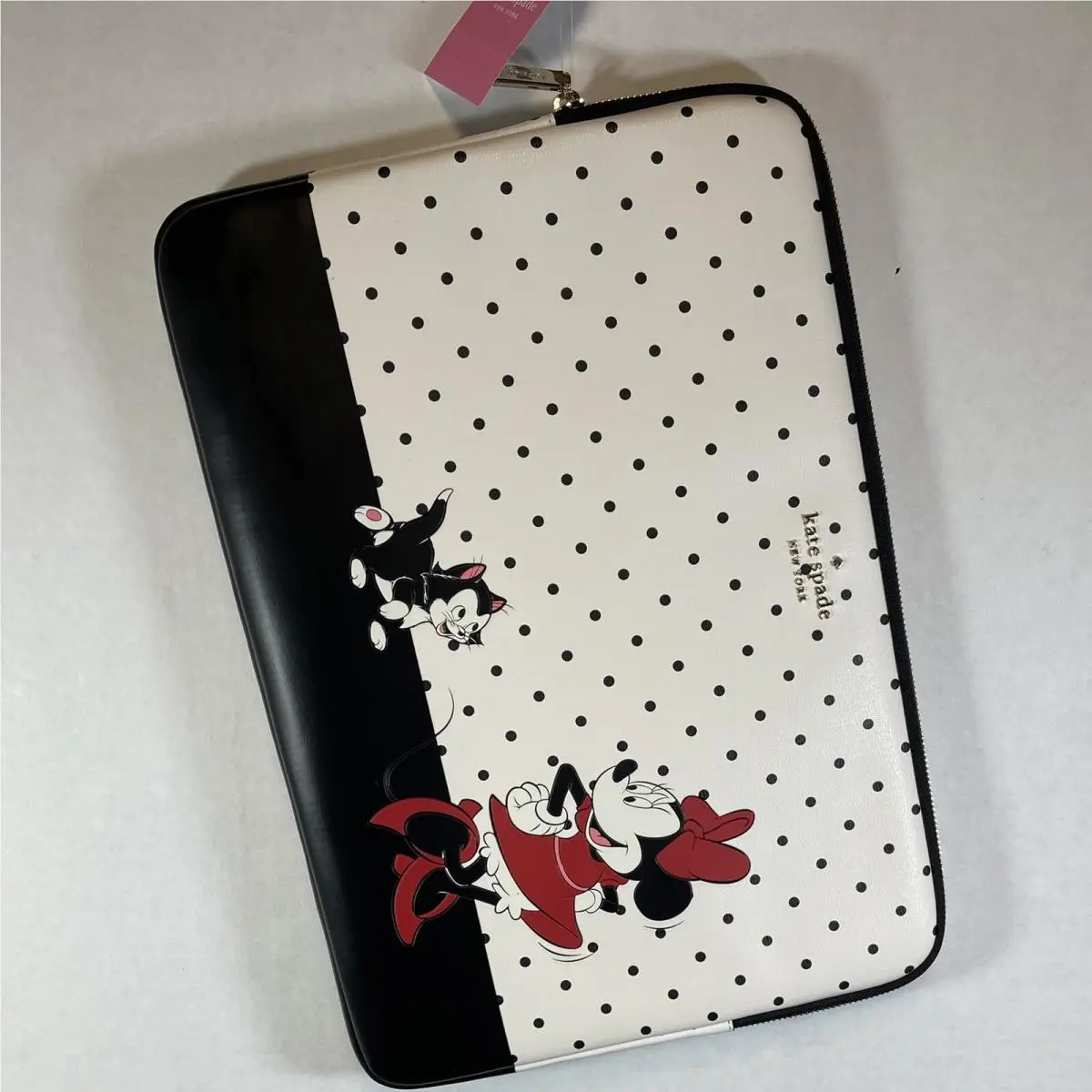 Kate Spade New York Disney x Minnie Mouse Figaro Cat Universal Laptop Sleeve New