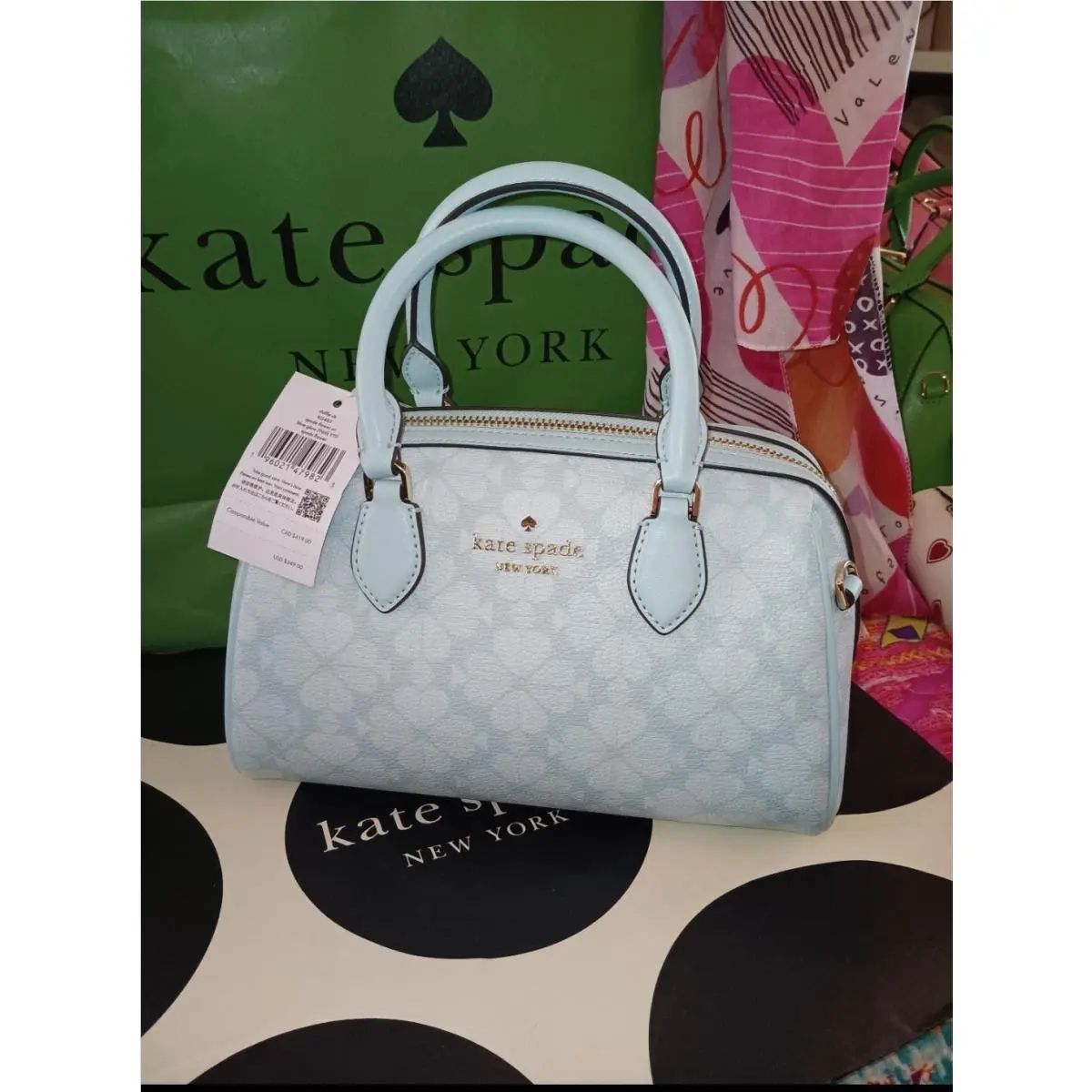 New Kate Spade Flower Dolly Duffle Crossbody