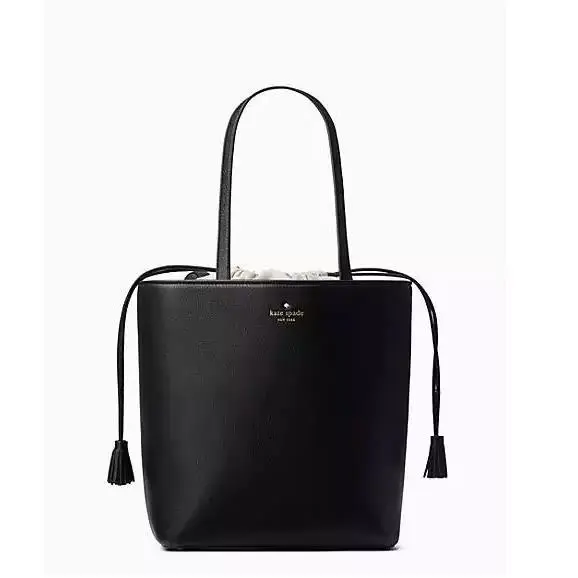 Kate Spade Hayes Street Black Leather Hattie Bag Satchel