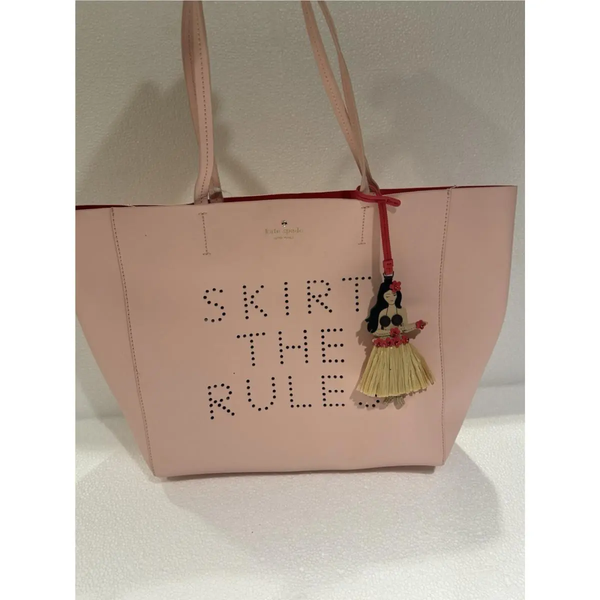 Kate Spade Skirt The Rules Hallie Pink Tote