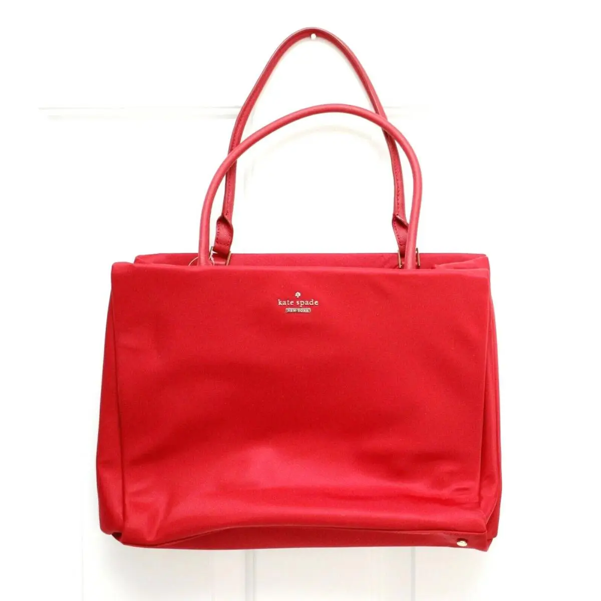 Kate Spade New York Garnet Red Classic Nylon Phoebe Shoulder Bag New