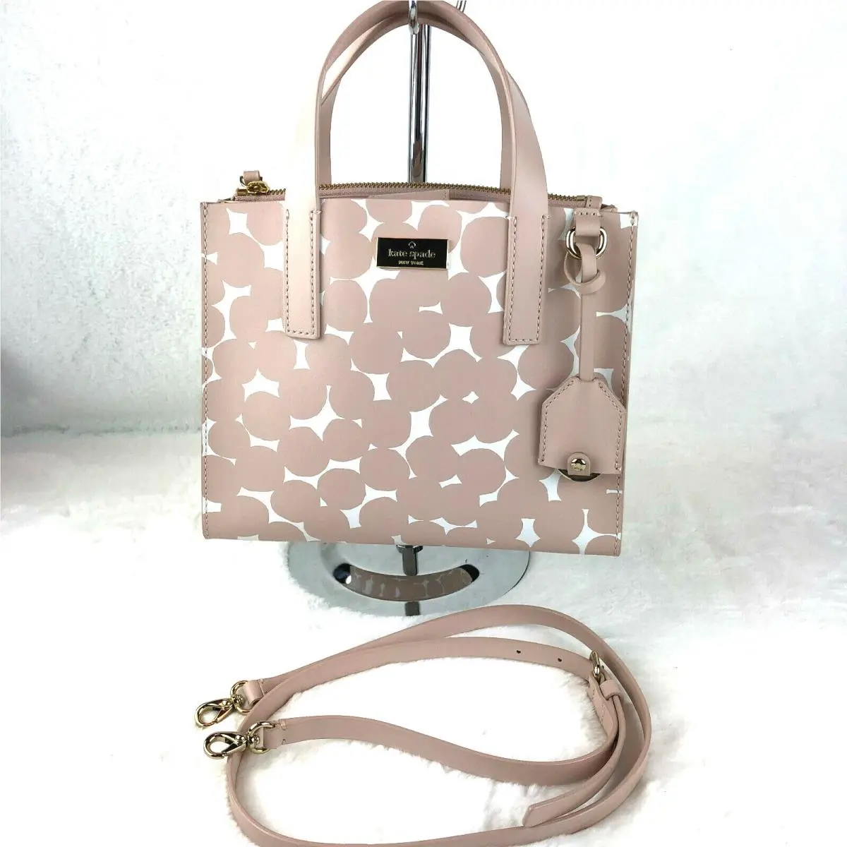 Kate Spade Anissa Putnam Drive Splodge Dot Pink Bag WKRU5458 Retail