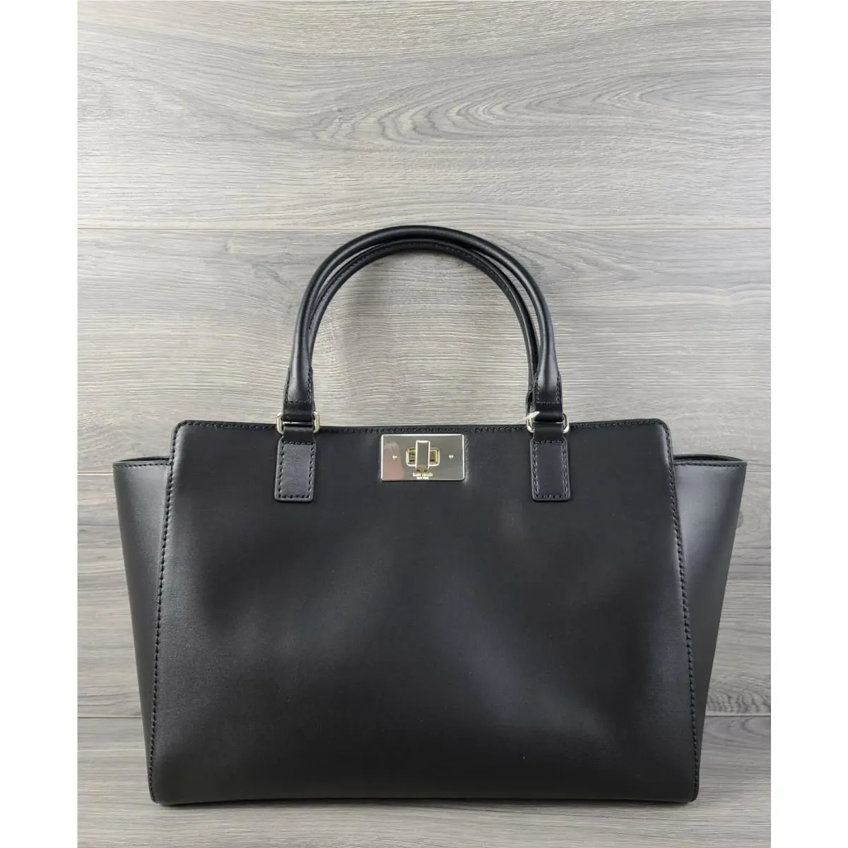 Kate Spade Satchel Orchard Valley Smooth Leather Kelsey Handbag Black