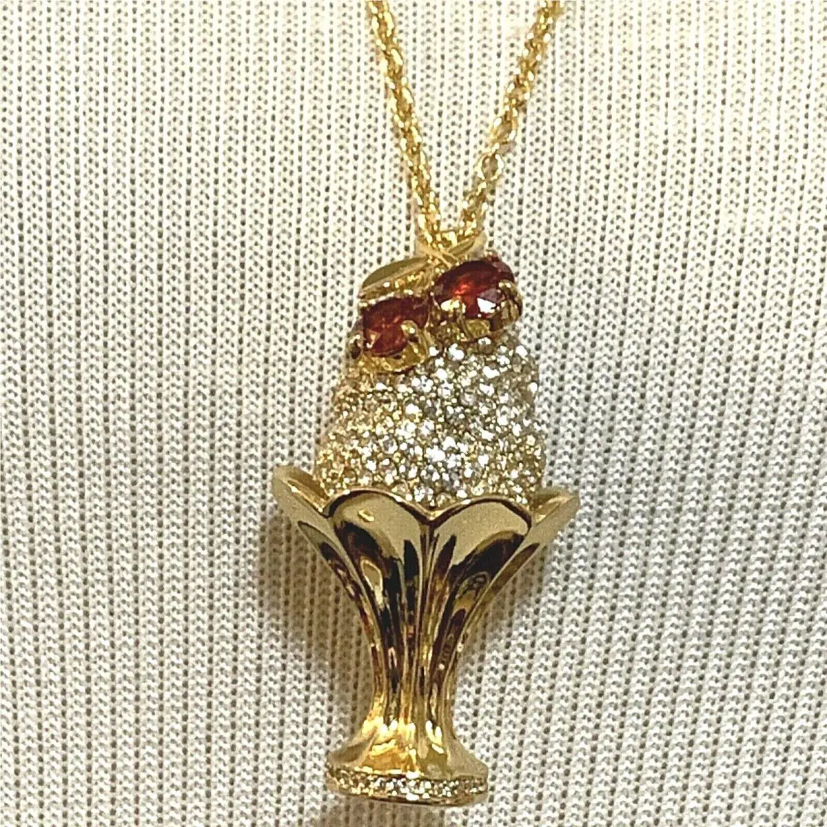 Kate Spade Ice Cream Sundae Pendant Necklace New