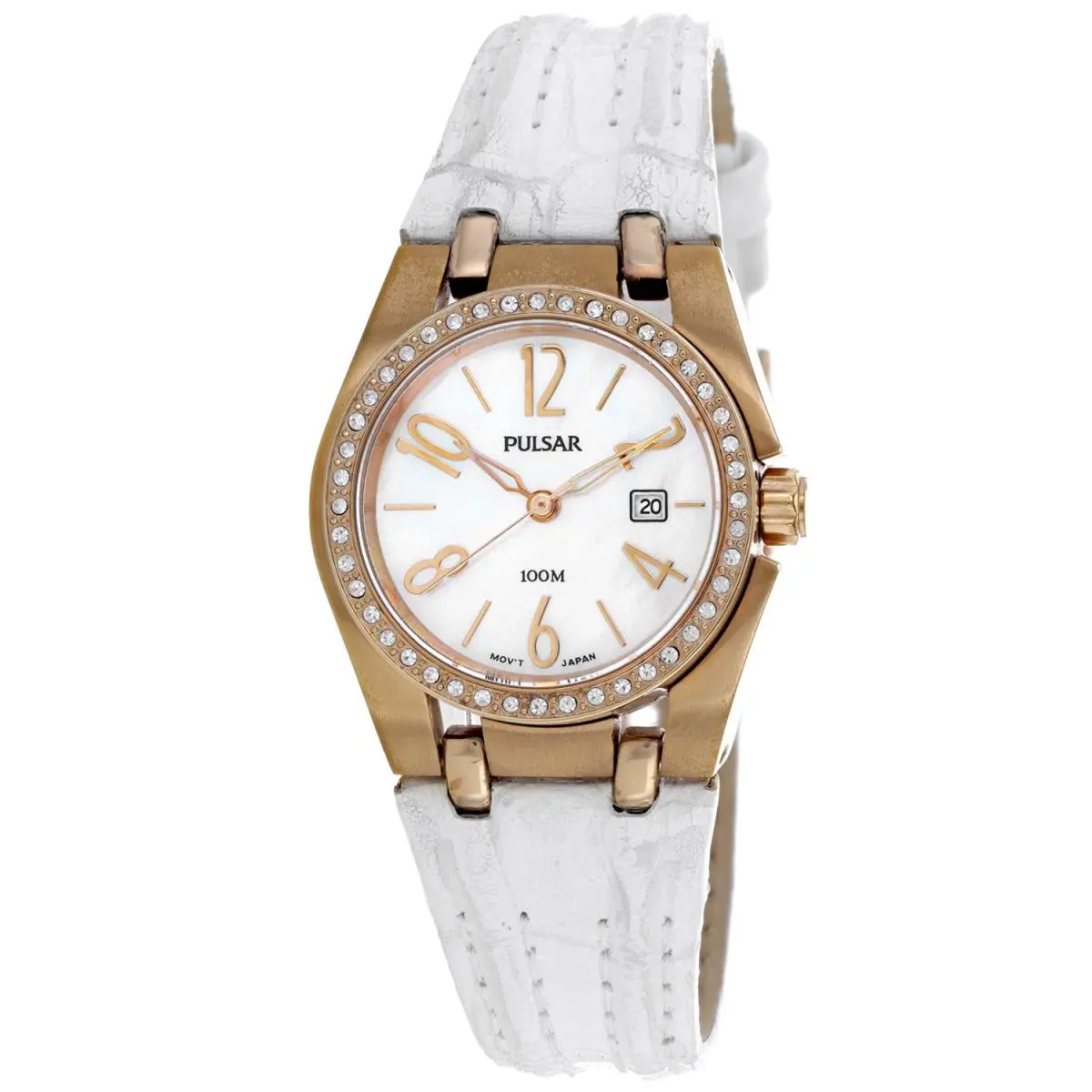 Pulsar Women`s Classic White Dial Watch - PXT668X1