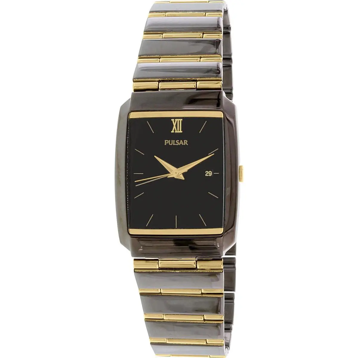 Pulsar Men`s Nightfall PXT303 Gunmetal Stainless Steel Quartz Watch