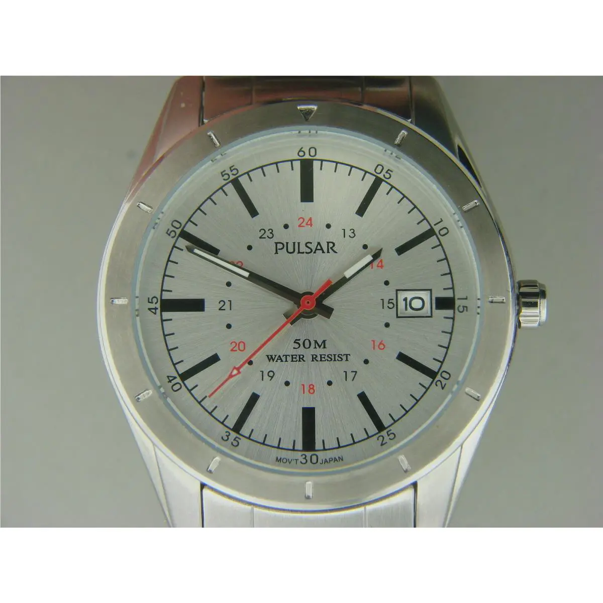 Men`s Pulsar Stainless Steel Watch PXH843X