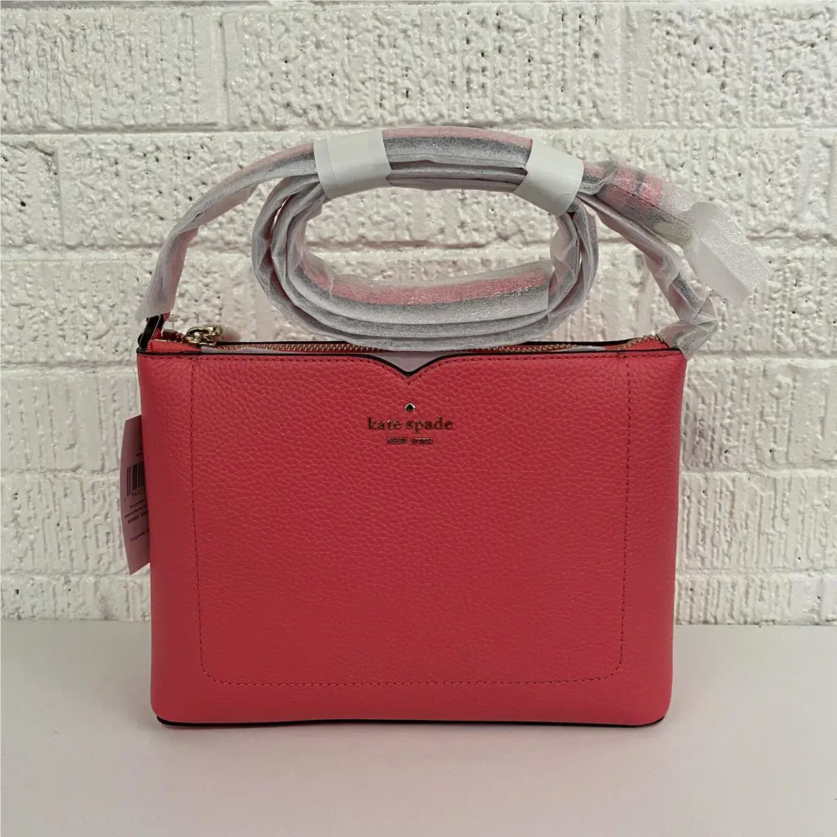 Kate Spade Harlow Crossbody Purse Ripe Papaya Pink Bag