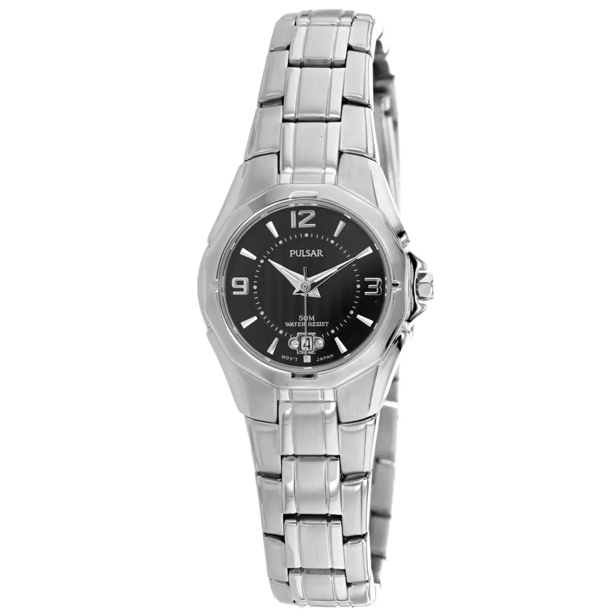 Pulsar Women`s Classic Black Dial Watch - PXT795