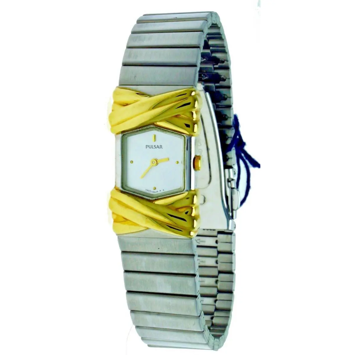 Old Stock Ladies  Watch 2 Tone S Steel Water R with Orginal Box PEG422 by Pulsar