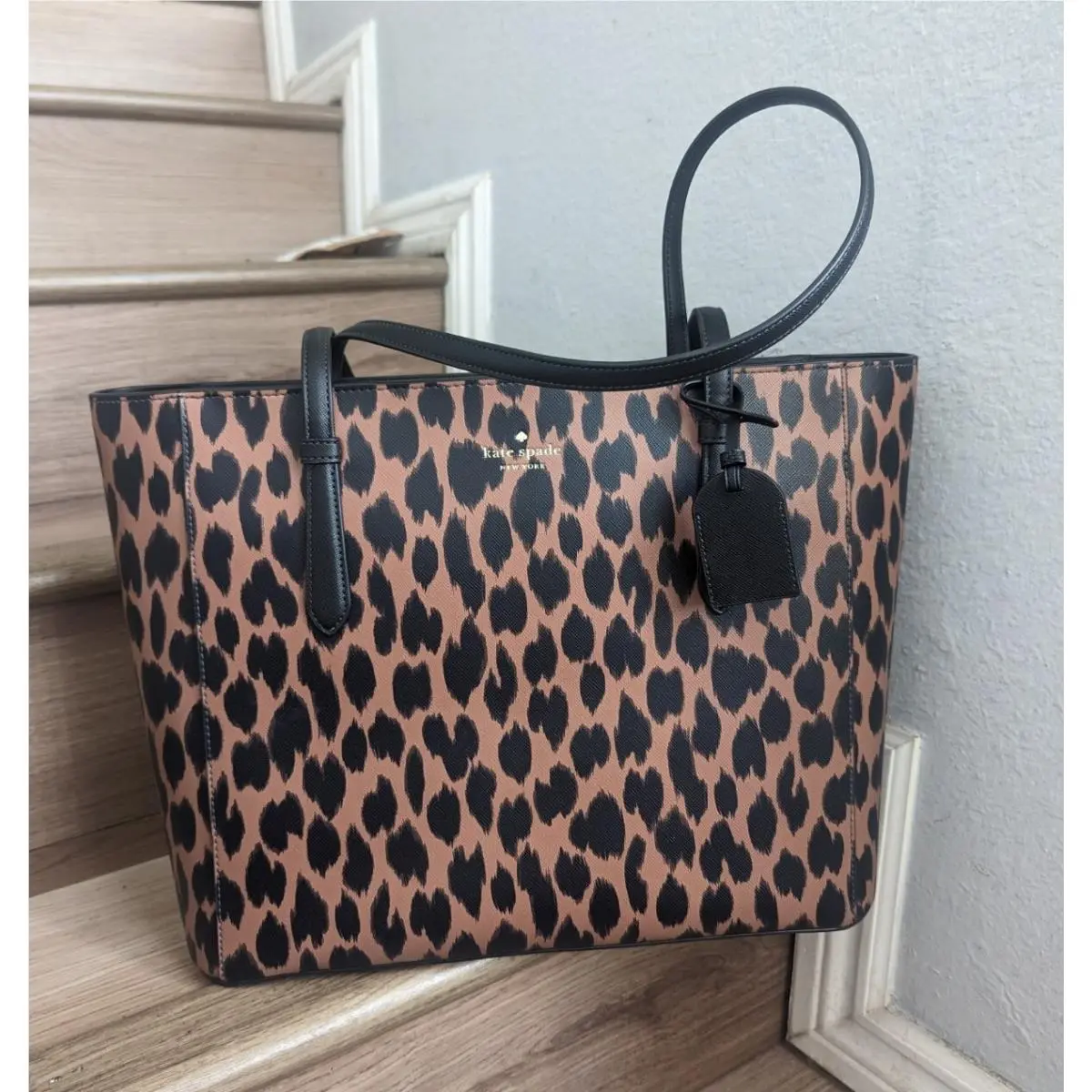 Schuyler Spotted Animal Print Medium Tote by Kate Spade