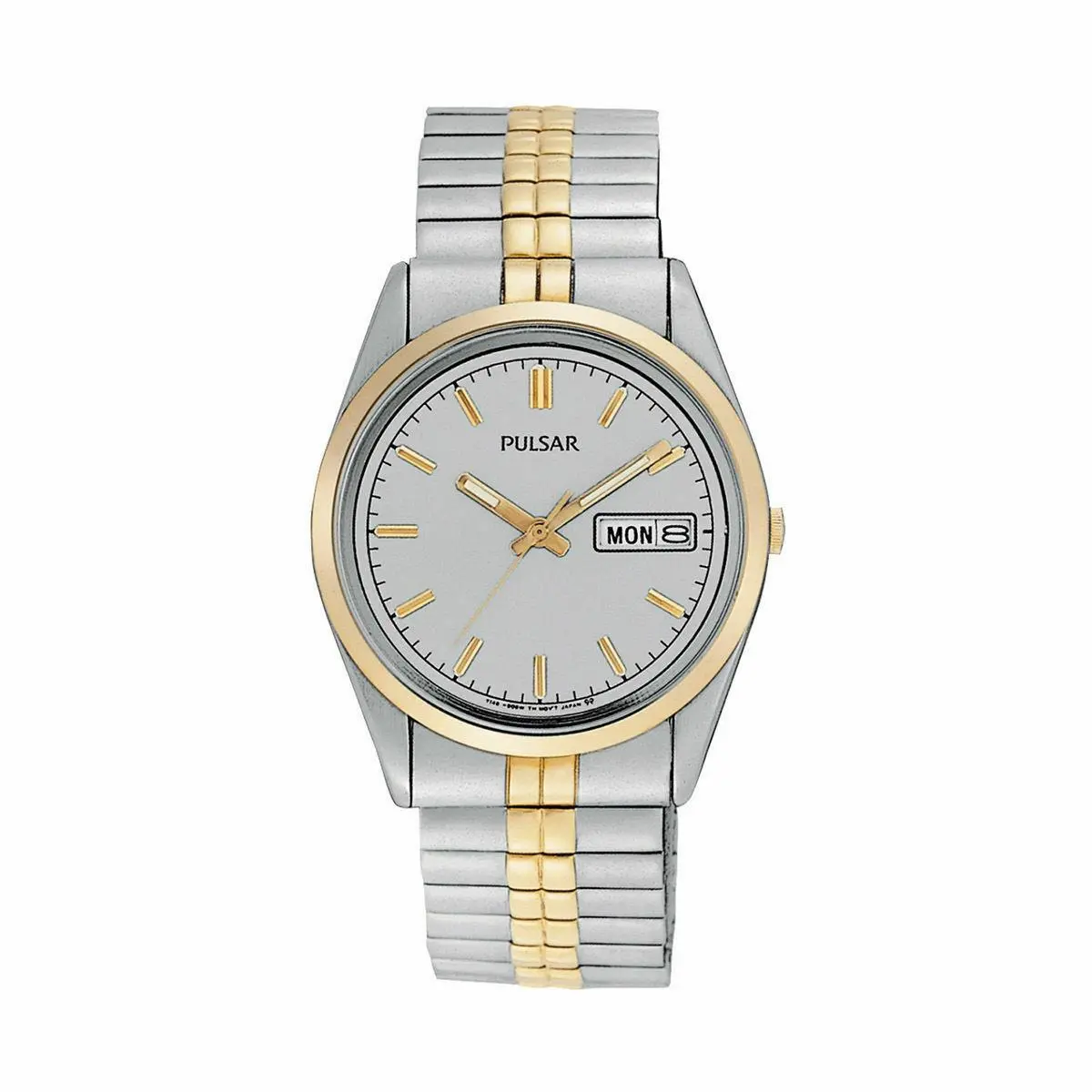 Mens PXF110 Quartz Analog Stainless Steel Silver by Pulsar