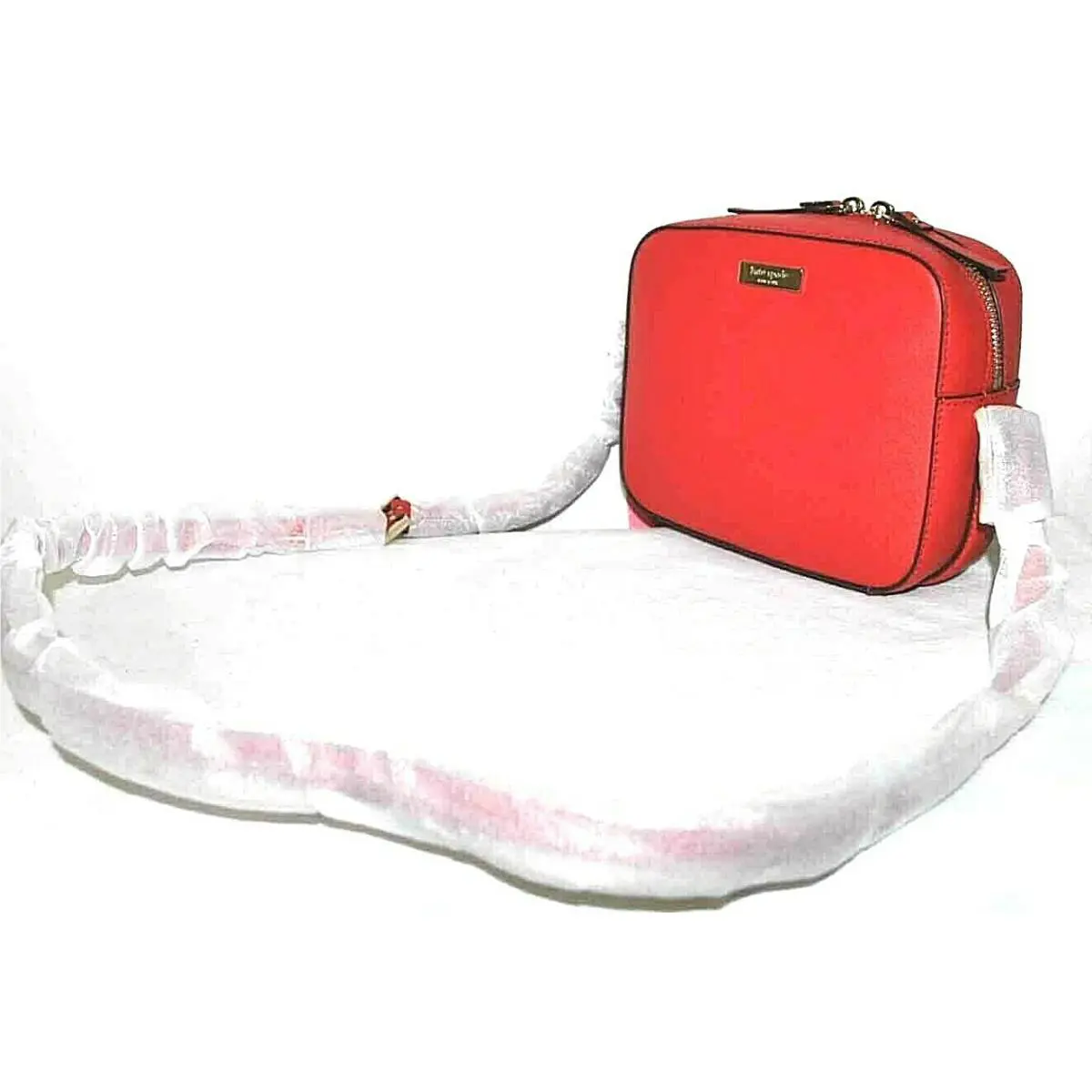 Kate Spade Leather Cammie Crosshatched Crossbody