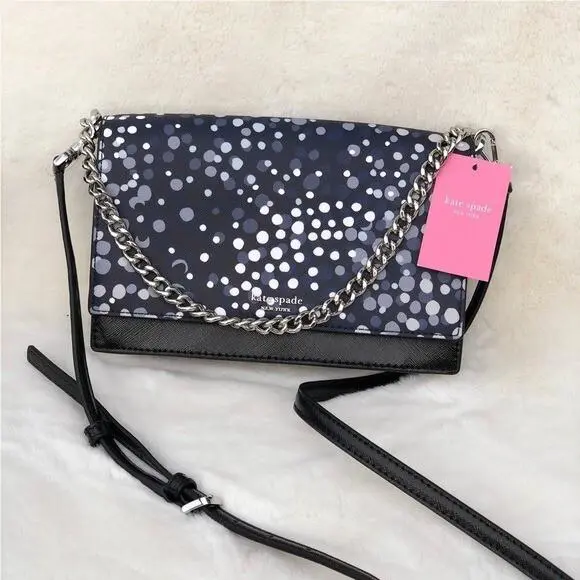 Kate Spade Cameron Crossbody Bag Multicolor Women Dots Crossbody Chain Bag
