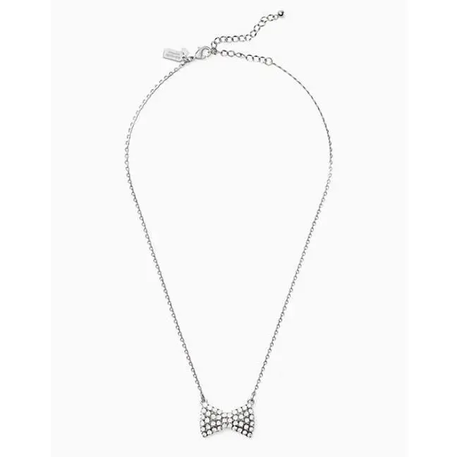 Kate Spade New York Necklace Sparkling Pave Bow New