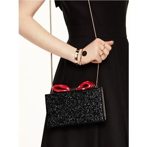 Minnie Mouse Bow Clasp Shoulder Bag / Clutch Bag by Kate Spade