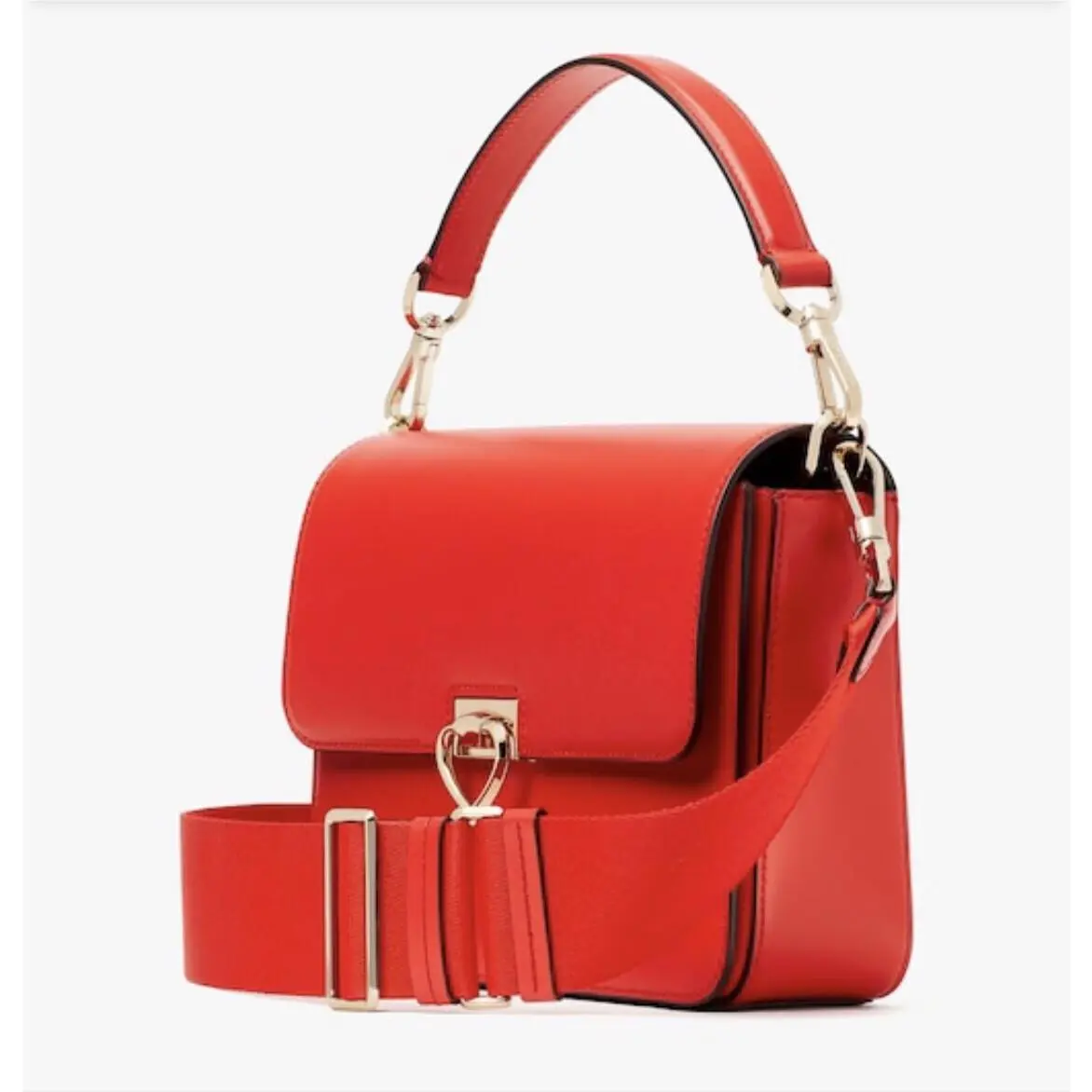 Kate Spade Red Medium Crossbody / Hand Bag Leather
