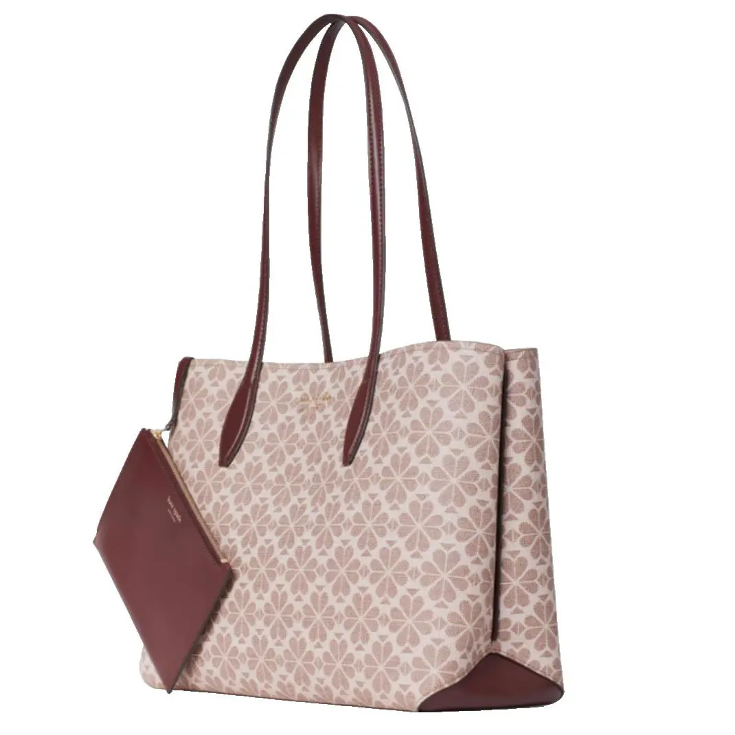 Kate Spade New York All Day Spade Flower Coated Canvas Shopper Tote Bag