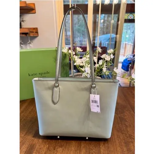 Kate Spade Harper Leather Satchel Large Tote Bag - Aphrodite