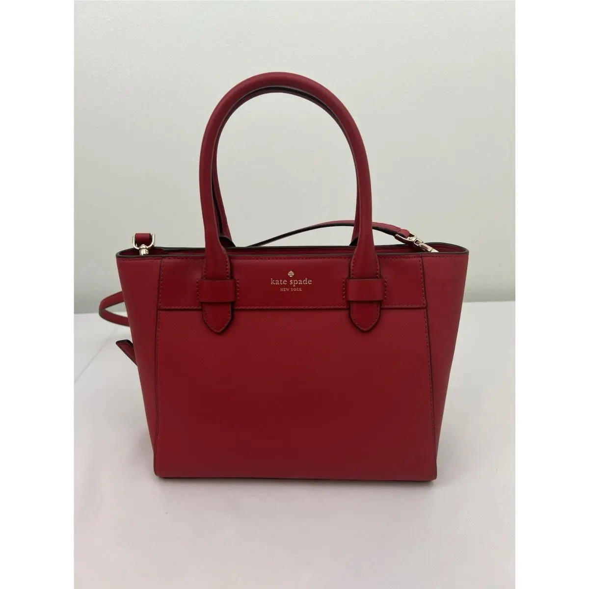Kate Spade Melanie Saffiano Leather Satchel in Watermelon WKR00242