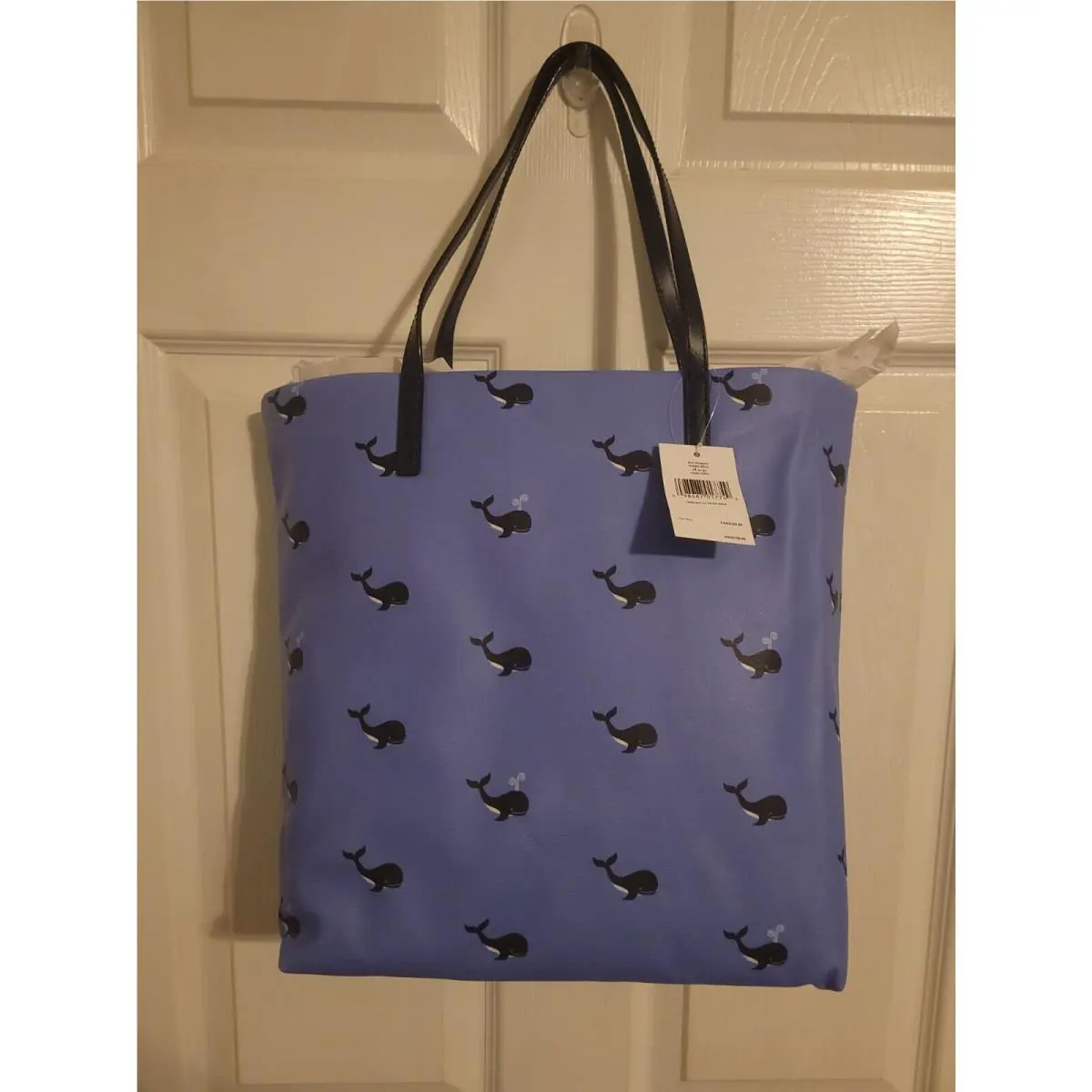 Kate Spade Off We Go Bon Shopper Whale Tote Blue