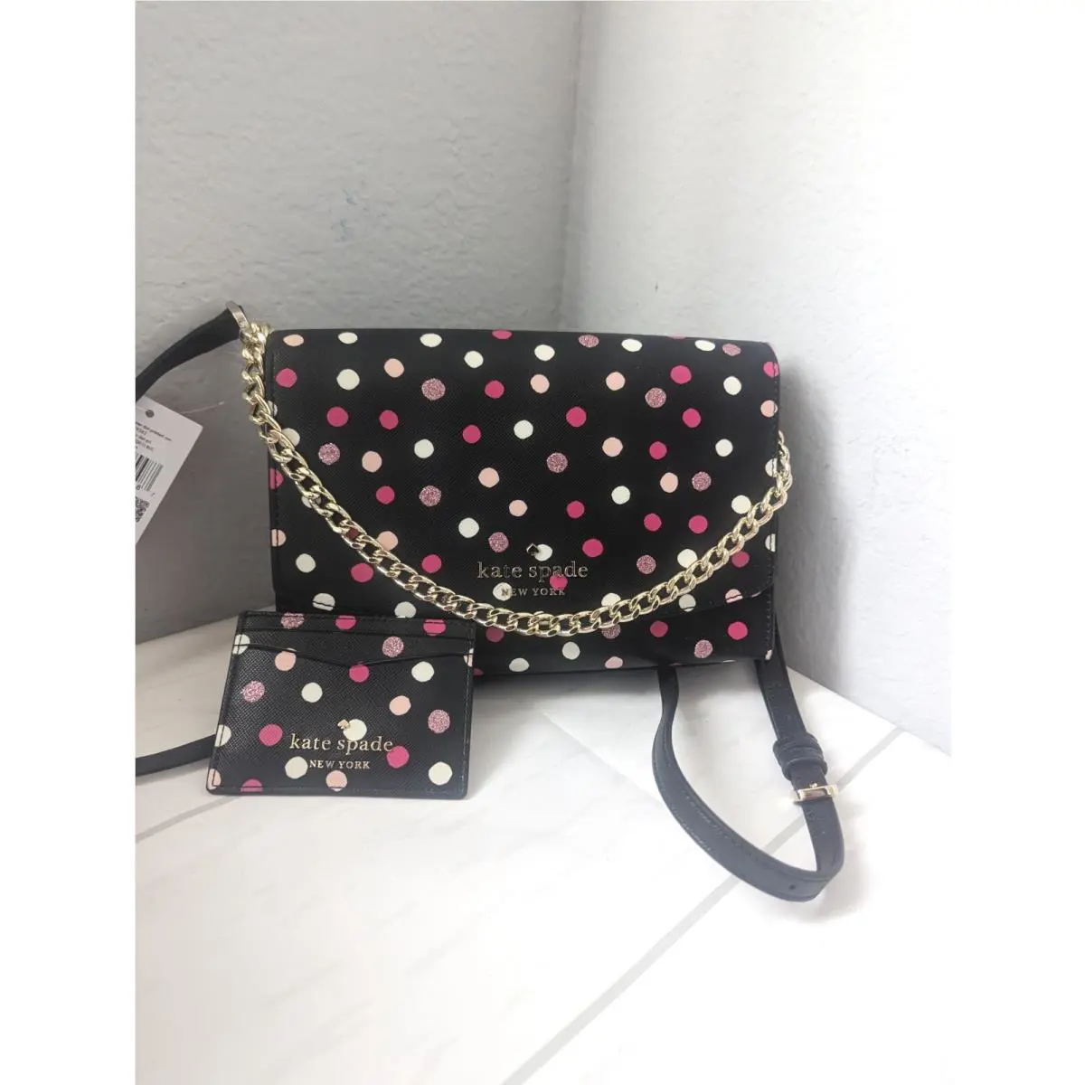 Kate Spade Carson Colorblock Convertible Crossbody Card Holder Set