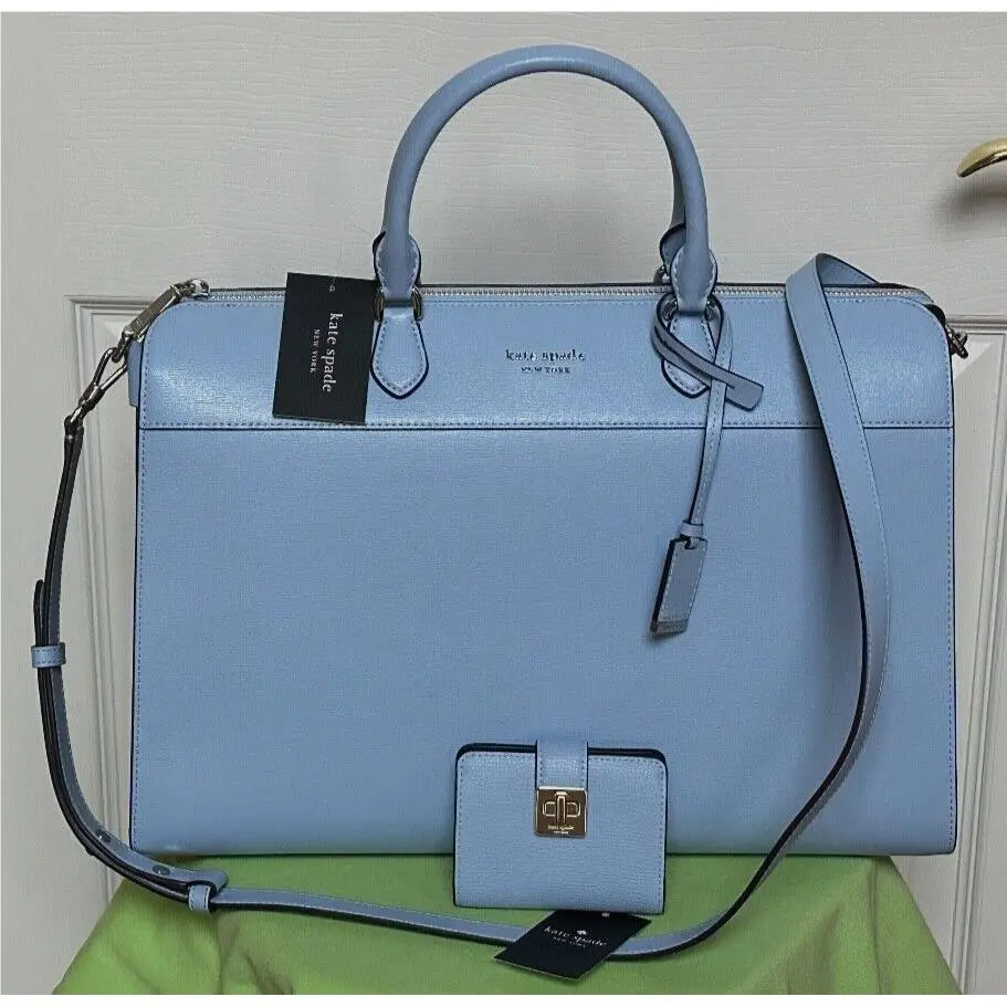 Kate Spade Morgan Laptop Bag + Phoebe Card Holder Set :nwt North Star See Note
