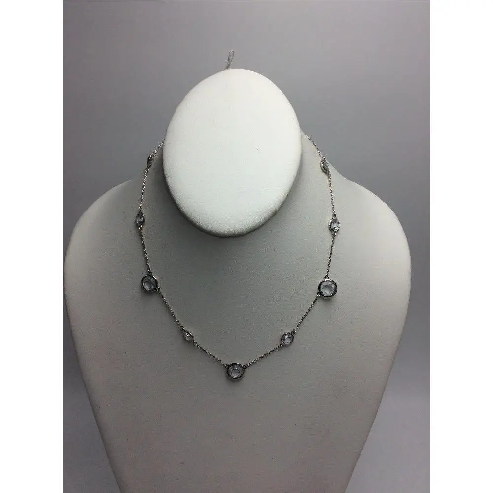 Kate Spade Silver Tone Clink of Ice Necklace A44