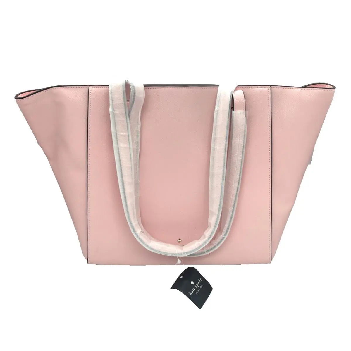 Kate Spade Dana Leather Shoulder Bag Zip Closure Chalk Pink