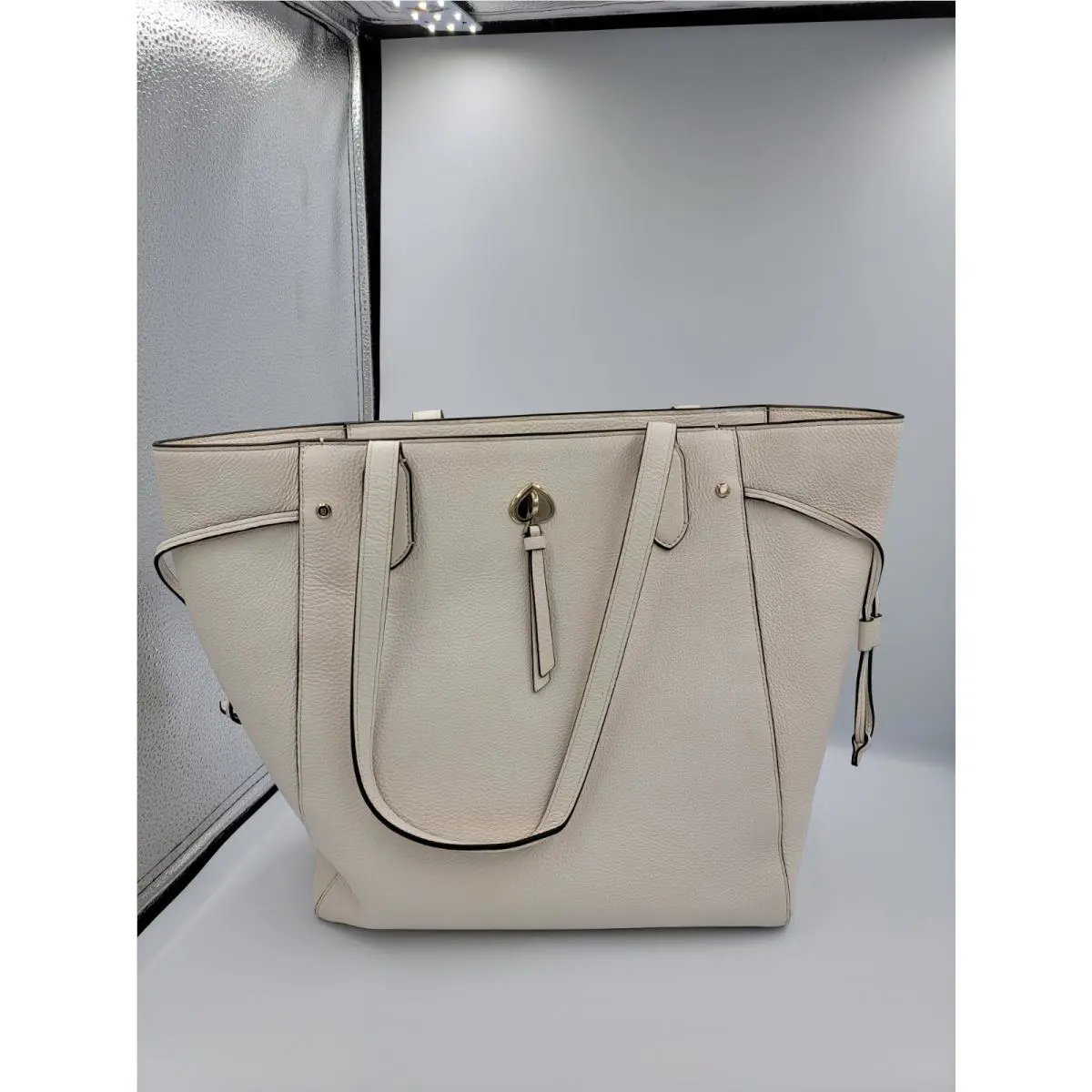Kate Spade Large Tote Bag K6113 Parchment 100