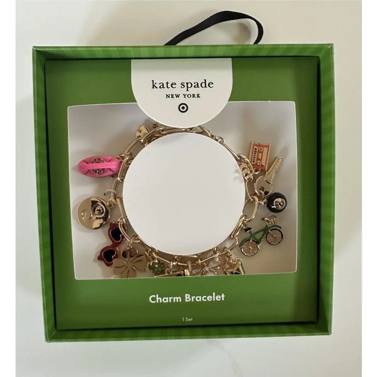 Kate Spade New York x Target Mixed Novelty Chunky Charm Bracelet ON Hand