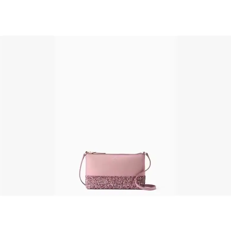 Nwt. New Kate Spade Greta Court Glitter Ramey Crossbody Bag Dusty Pony
