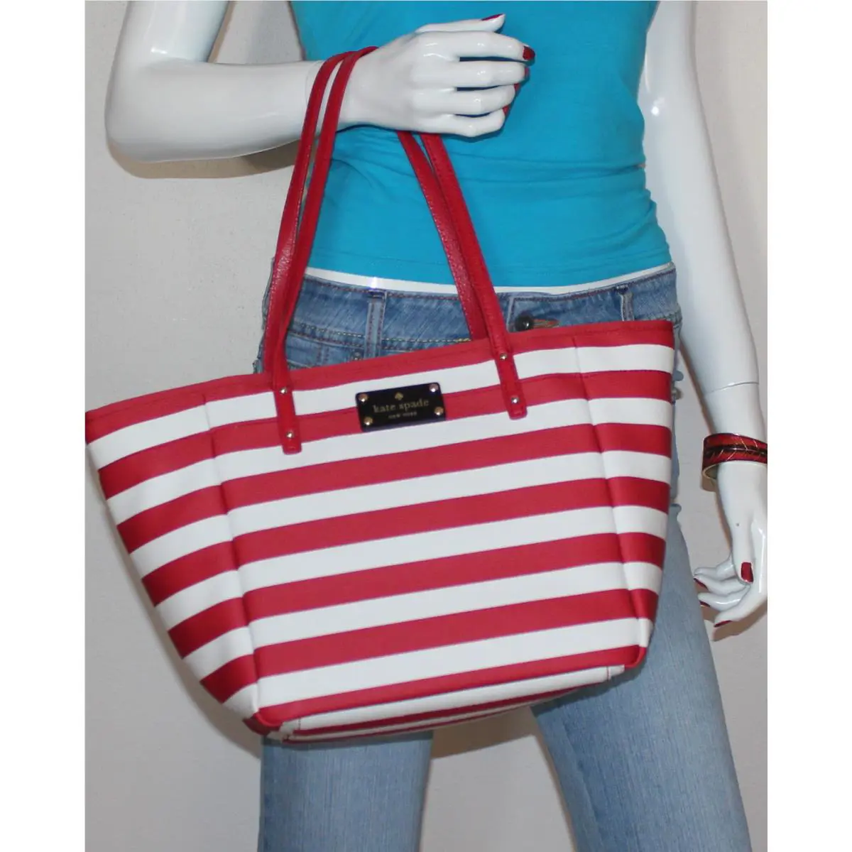 Kate Spade York Kennywood Modern Red Bone Small Sidney Bag