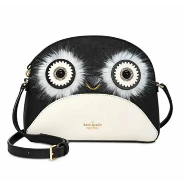 New York Penguin Hilli Black Crossbody Handbag Bag by Kate Spade