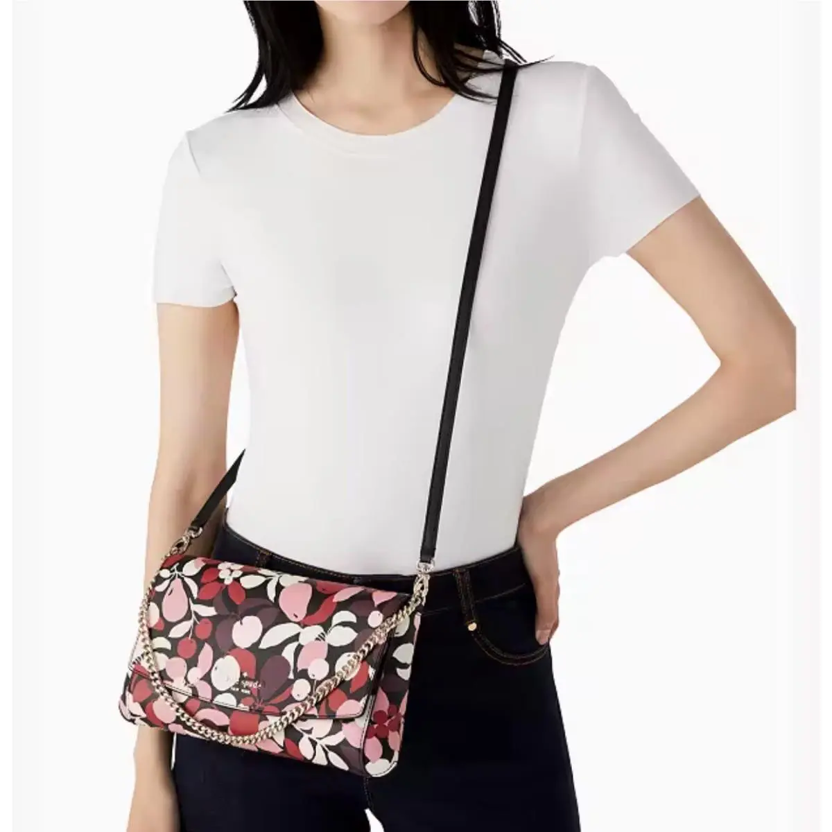 Kate Spade Greer Crossbody Fruit Foliage Crossbody -new in Package